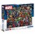 Clementoni 39411 Marvel Universe – 1000 Teile Impossible Puzzle Geschicklichkeitsspiel für die ganze Familie farbenfrohes Legespiel Erwachsenenpuzzle ab 14 Jahren