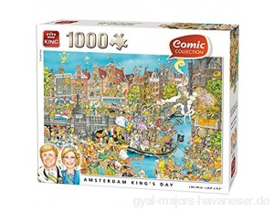 King 5132 Königstag Amsterdam Puzzle 1000 Teile Mehrfarbig