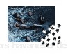 Puzzle 200 Teile echte Meerjungfrau posiert entspannende Ruhe an der Küste - Klassische Puzzle 1000 / 200 / 2000 Teile edle Motiv-Schachtel Fotopuzzle-Kollektion \'Fabel Fantasy\'
