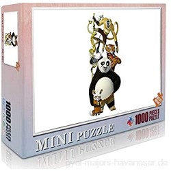 Shifu Po Tigerin Puzzle Classic 1000-teiliger Panda Große Puzzles Familienaktivitäten Eltern-Kind-Spiele 70 56"x 19 66" / 70 * 50 cm.-Cartoon Anime