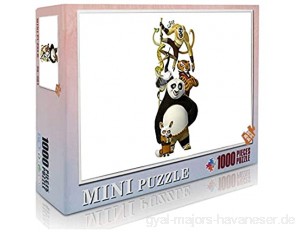 Shifu Po Tigerin Puzzle Classic 1000-teiliger Panda Große Puzzles Familienaktivitäten Eltern-Kind-Spiele 70 56"x 19 66" / 70 * 50 cm.-Cartoon Anime