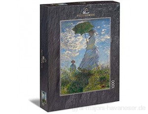 Ulmer Puzzleschmiede - Puzzle Claude Monet Spaziergang - Gemälde & Kunst als klassisches 1000 Teile Puzzle - Puzzlemotiv des berühmten Claude-Monet-Gemäldes von 1875