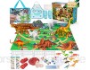 Bastel-Sets für Kinder - 47 Stück Dinosaurier Spielzeug ungiftige Bastelset für Kinder Kreativität DIY 3D Malspielzeug mit Spielmatte und Schürze Dinosaurier-Mal-Kit Geschenke für Jungen Mädchen