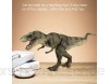 FTVOGUE Jura-Welt-Simulation gehender Tyrannosaurus Rex Hohe Simulation PVC Kunststoff Tier Dinosaurier Spielzeug Modell Kinder Kinder Geschenk Home Office Display