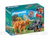 Playmobil 9434 - Offraoder mit Dino-Fangnetz Spiel & 9431 - Motocross-Bike mit Raptor Spiel