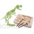 Simba 104342403 Gloe in The Dark T-Rex Ausgrabungsset/Skelett zum Ausgraben und Zusammenstecken/Werkzeuge inklusive