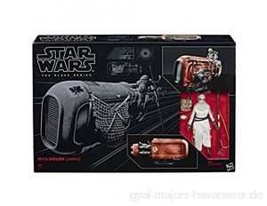 Hasbro Star Wars C1427EU4 The Black Series 6" Rey & Speeder Spielset