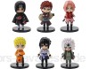 IWBI Naruto Sasuke Figur Pop Set Kleine Figuren Schachspielzeug zum Sammeln Gaara Akatsuki Version Modell