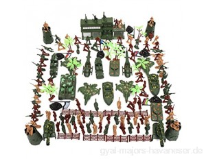 Perfeclan Action Figur Armee Soldaten Spielzeug mit Waffe Militär Figuren Kinderspielzeug - 146 Stück