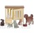 Lundby 60-807500 - Haustiere für Puppenhaus - 9-teilig - Puppenhauszubehör - Hund - Katze - Kaninchen - Figure - Tier - Kätzchen - Welpen - Zubehör - ab 4 Jahre - Minipuppen 1:18
