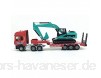 Baufahrzeug 1:50 Pritschenanhänger & Engineering-legierungsmodell Druckguss-Engineering-Transporter Kinderspielzeuggeschenk
