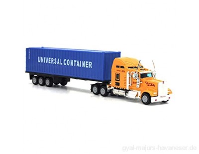 Baufahrzeuge 1/65 Diecast Alloy Container Truck Engineering Fahrzeugmodellausbildung Kinderspielzeug Neu