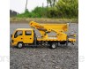 Baufahrzeuge Druckguss 1:35 Lkw-montierter Kran-klappausleger Aufsteigende Maschinenbau Fahrzeugmodellsammlung Andenken-ornament-anzeige