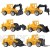 Baufahrzeuge Kinder Mini Engineering Fahrzeug Schiebespielzeug Trägheit Bulldozer Bagger Kinder Puppe Spielzeug Für Kinder Mädchen Jungen Geschenk