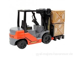 Baufahrzeuge Miniatur 1:22 Kunststoff Gabelstapler Engineering Fahrzeug Spielzeug Geschenk