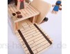 QPACK Piratenschiff-Spielset aus Holz zum Bauen und Spielen tragbar stilvoll pädagogisch und lustig interaktives Spielzeugschiff