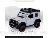 1:18 Suzuki Jimny Auto Modell Simulation Legierung Sound und Licht Ziehen Sie Rückenauto Junge Metall Spielzeugauto Dekoration (Color : Black)