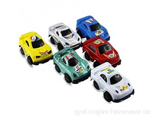 12 x Bunter Rennwagen Mini Racer l sehr kleines Rennauto Spielzeugauto