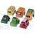 Baby 6 Stile Mini-Modellautos Kunststoff Pull-Back Fahrzeuge Lastwagen Set Lernspielzeug Geschenk für Kind Jungen (Zufalliger Muster)