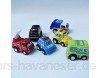 Guangcailun 6Pcs / Set Spielzeug-Autos ziehen Auto-Set Cartoon Fahrzeug Lastwagen-Baby-Kleinkind-Kind-Junge-Party-Geburtstags-Weihnachten Spielzeug Spielen