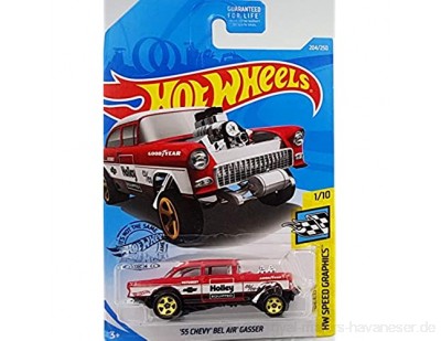Hot Wheels ´55 Chevy Chevrolet Bel Air Gasser HW Speed Graphics 1:64