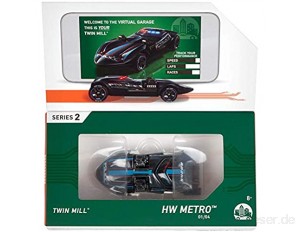 Hot Wheels iD GML08 - Die-Cast Fahrzeug 1:64 Twin Mill mit NFC-Chip zum Scannen in der Hot Wheels iD App Auto Spielzeug ab 8 Jahren
