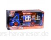 Majorette 212058192 - Race \'n Carry Van + 4 Cars