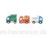 T TOOYFUL 12pcs Kleine Autos aus Holz Holzauto Spielzeugautos Pädagogische Holzspielzeug für Kinder