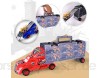 6-in-1-Druckguss-Spielzeug-Set mit Spielmatte 6 Bauautos und Kran 10 Straßenschilder 2 Skateboards und 1 Pop-Up-Brett Autos Spielzeug Geschenk für Kinder