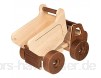 cama24com Muldenkipper LKW von goki Nature Baustellenfahrzeug ökologisches Spielzeug mit Palandi® Sticker