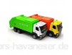 Fahrzeugspielzeug für Kinder Kinderspielzeug kann Alu-Müllwagen-Simulationstechnik schieben Fahrzeugmodell 2 Farben sind verfügbar Boy Metal Sanitation Truck Müllwagen-Spielzeug (Farbe: Grün)