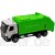 Fahrzeugspielzeug für Kinder Kinderspielzeug kann Alu-Müllwagen-Simulationstechnik schieben Fahrzeugmodell 2 Farben sind verfügbar Boy Metal Sanitation Truck Müllwagen-Spielzeug (Farbe: Grün)