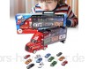 LKW Autotransporter Spielzeug Transport Träger Truck Spielzeugauto Set mit 12 Mini Metallauto LKW Spielzeugautos Transporter Kinderspielzeug für Jungen Mädchen