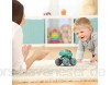 Stone and Clark Krokodil Truck mitFreilauffunktion – Monster Truck Spielzeug für Jungen Mädchen Babys Kleinkinder – Stark und Robustmit großen Rädernund witzigen Gesichtern – Ab 12 Monaten
