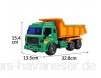 WWJJLL Recycling-Truck-Spielzeug Müllwagen-Reibungsspielzeug-Truck mit Eröffnungsladeschacht für Lagergeschenke für 3-6 Jahre alte Kinder