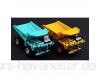 Xolye Legierung Dump Truck-Modell-Spielzeug Gelb Simulation Minen Transport-LKW-Blau Metall Boxed BAU-LKW Spielzeug-Geschenk 1:87 Schwertransport-LKW-Jungen-Spielzeug-Auto (Color : Yellow)