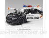 ZhaoXH 01.32 Rettungs Polizei Spielzeugauto mit Licht und Sounds Alloy Polizeiautos Modelle Spielen Fahrzeuge Spielzeug für Kinder-Baby-Mädchen-Kleinkind-Geburtstags