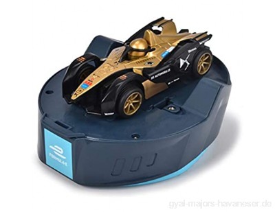 Dickie Toys 203165000 Formula E Mini Auto RC Rennauto mit 2-Kanal-Funkfernsteuerung bis 6 km/h Fernbedienung enthält Ladekabel für Fahrzeug 3 Verschiedene Modelle zufällige Auswahl ab 3 Jahren