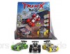 Dickie Toys 203754001 TRXX05 Trixx 360-Straight Bowl 3 Action-Autos mit Rückzugmotor inkl. Rampe
