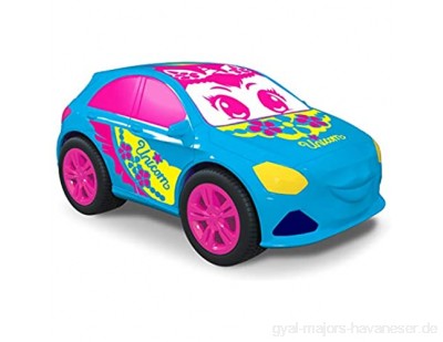 Dickie Toys Pink Drivez Happy Vanilla Squeezy Mercedes A-Klasse weicher knautschbarer Body farbecht und speichelfest Vanilleduft Rückzugmotor Lieferung: 1 Stück pink oder türkis ab 1 Jahr