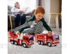 GizmoVine 2 Stücke Auto Spielzeug für 2 Jahre Alten Jungen Feuerwehrauto Mit Lichtern und Tönen Früh Bildung Auto Spielzeug Trägheit Fahrzeuge Für Kinder und Kleinkinder