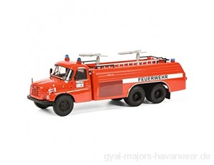 Schuco 450375200 450375200-Tatra T148 Feuerwehr Modellauto 1:43 rot/weiß Modellfahrzeug