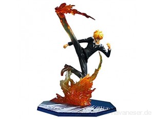 GUANGHHAO One Piece Sanji Diable Jambe Anime Figur 16cm-Combat Flame-Figur Dekoration Ornamente Sammlerstücke Spielzeug Animationen Charakter Modell