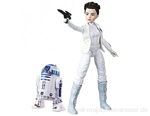 Hasbro Star Wars C1629ES "Die Mächte des Schicksals 11" Deluxe Action Puppen 2er Set -  LEIA und R2D2" Actionfigur