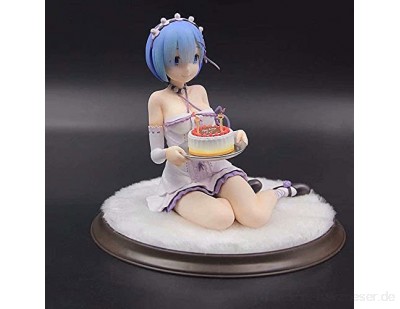 Anime Zero-Starting Leben in einer anderen Welt Lem Geburtstagstorte PVC Modell Charakter Spielzeug Sammlung Dekoration Geschenksammlung 13 cm