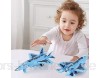 CORPER TOYS Flugzeug-Spielzeug-Set Druckguss-Metall-Kampfjets für Kinder Kleinkinder Jungen Partyzubehör Geschenk-Set (blau)
