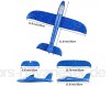 FORMIZON 5 Stück Manuelles Werfen Flugzeug Spielzeug Leuchtende Segelflugzeug Schaum Flugzeug Spielzeug Modell Schaum Flugzeug für Kinder Flugzeug Outdoor-Sportarten Spielzeug