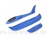 Garsent 49cm Outdoor Segelflugzeug Wurf Flugzeug Schaum Flugzeug Spielzeug für Kinder 1 Stück(Blau)