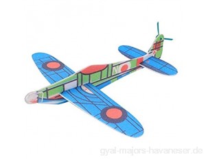 JPZCDK Schaum Flugzeug Modell Kinderspielzeug DIY Handmade Aircraft Hand Launch Werfen Segelflugzeug Flugzeug Modell Spielzeug