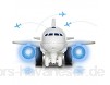 MalPlay Flugzeug 1:200 | Simulation Flugzeug mit Lichtern und echten Sounds | 19 0 x 18 5 x 11 0 cm | Airplane Lernspielzeug ab 3 Jahren | Geschenk für Kinder